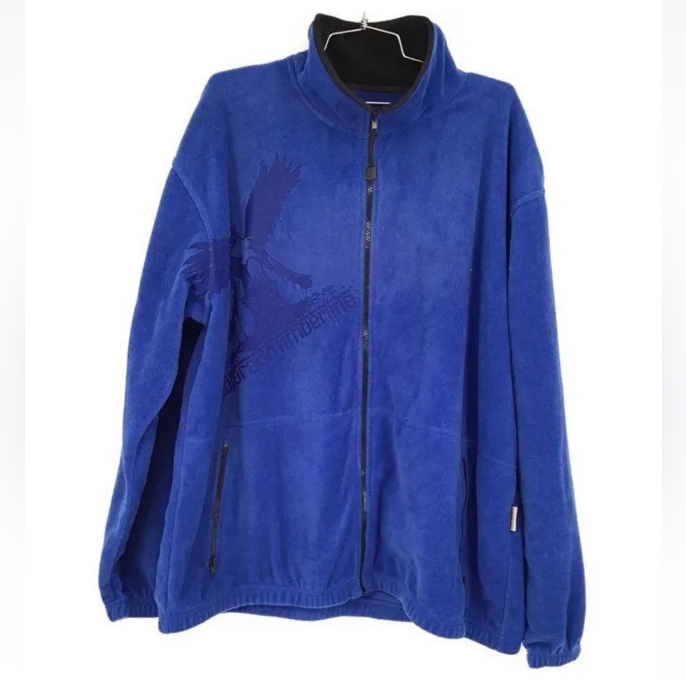 NWT Colorado Timberline Men's Blue Long Sleeve Full Zip Jacket - Size XL